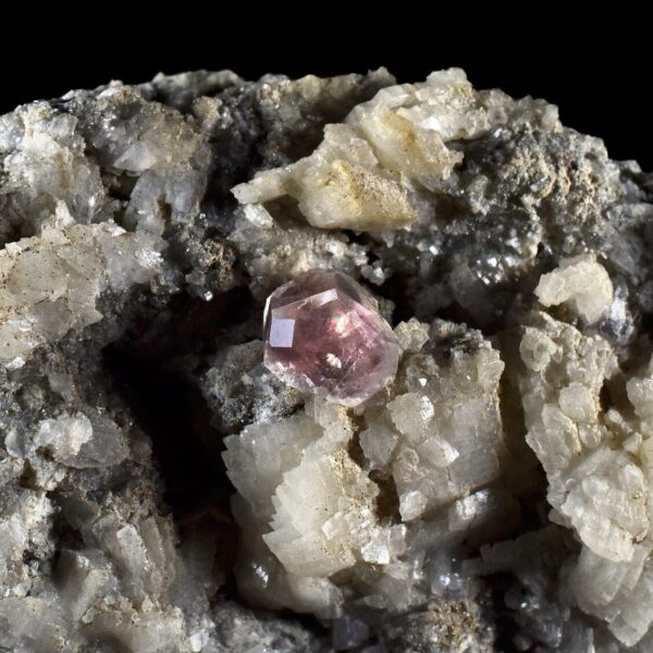 Pink Fluorite from Les Droites, Mont-Blanc, France