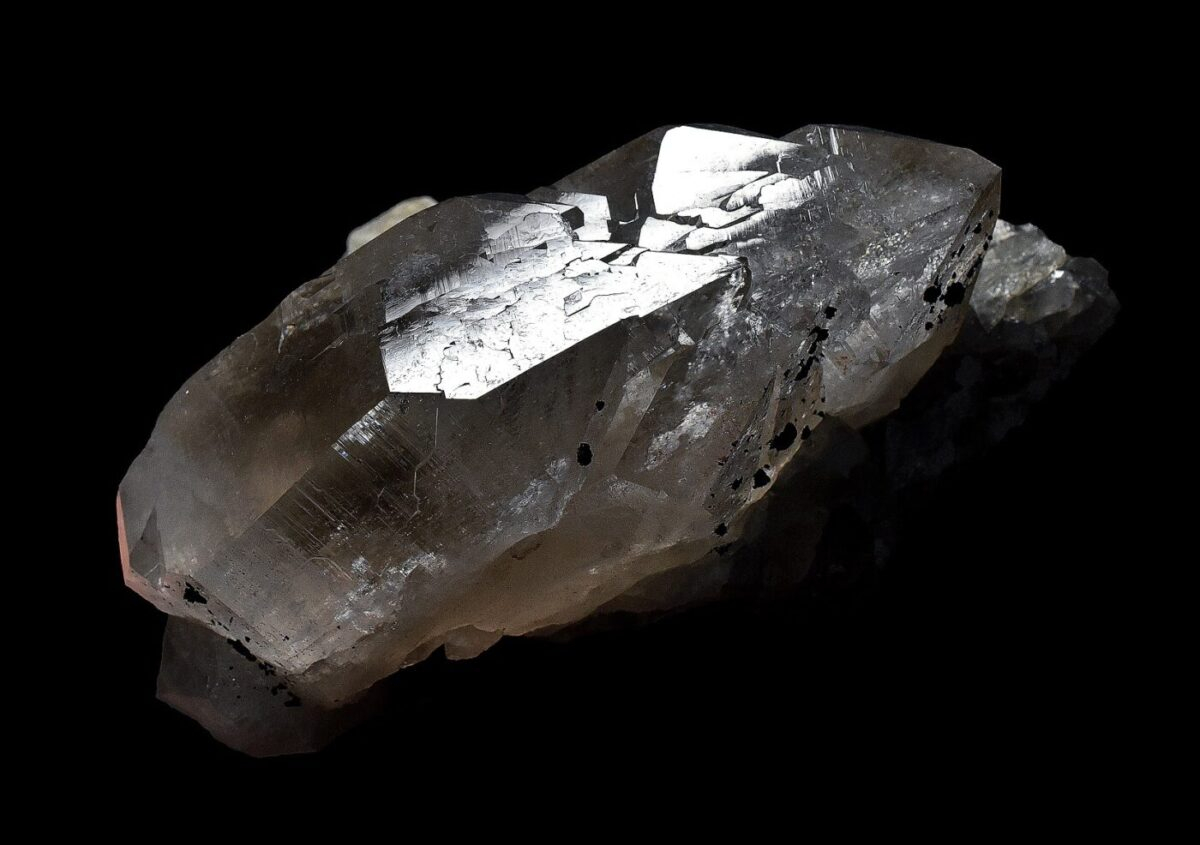 Gwindel and Hematite from Talèfre, Mont-Blanc, France