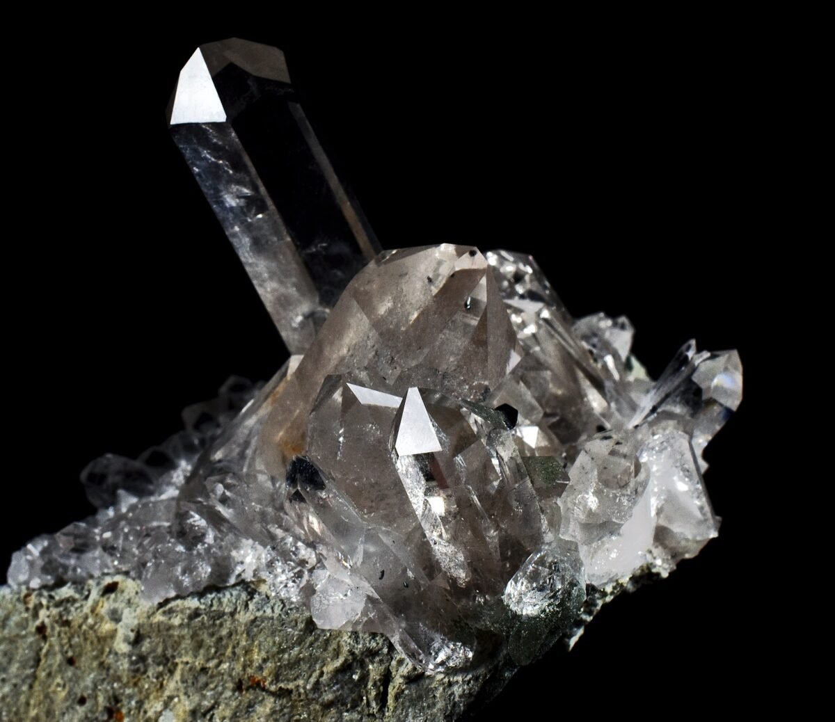 Quartz crystal from Les Deux Alpes, France