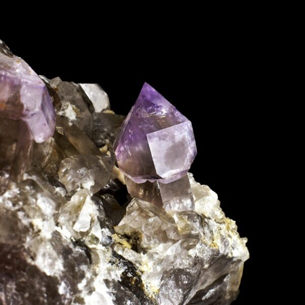 Amethyst from Argentière, Mont-Blanc, France