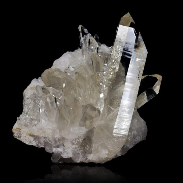 Quartz crystals from La Gardette, France