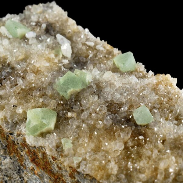 Green fluorite from Switzerland