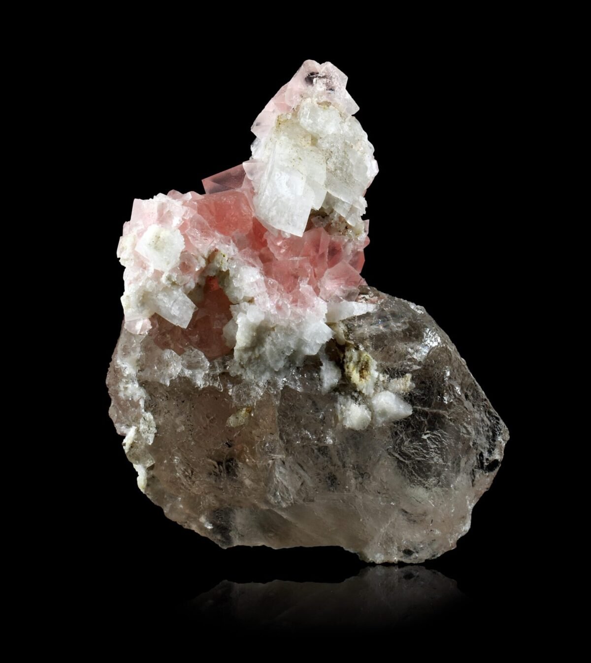 Pink fluorite from the Mont-Blanc mountains