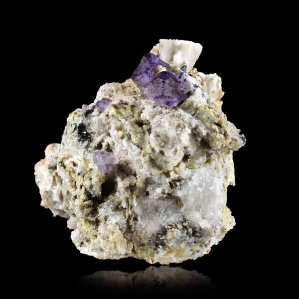 Purple fluorite from the Mont-Blanc, France