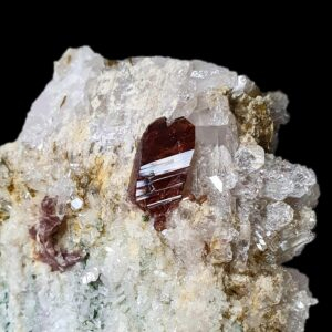 Axinite & Quartz - Armentier, France - Image 2