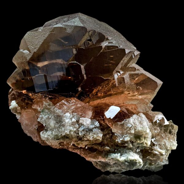 Gwindel Quartz - Mont-Blanc, France