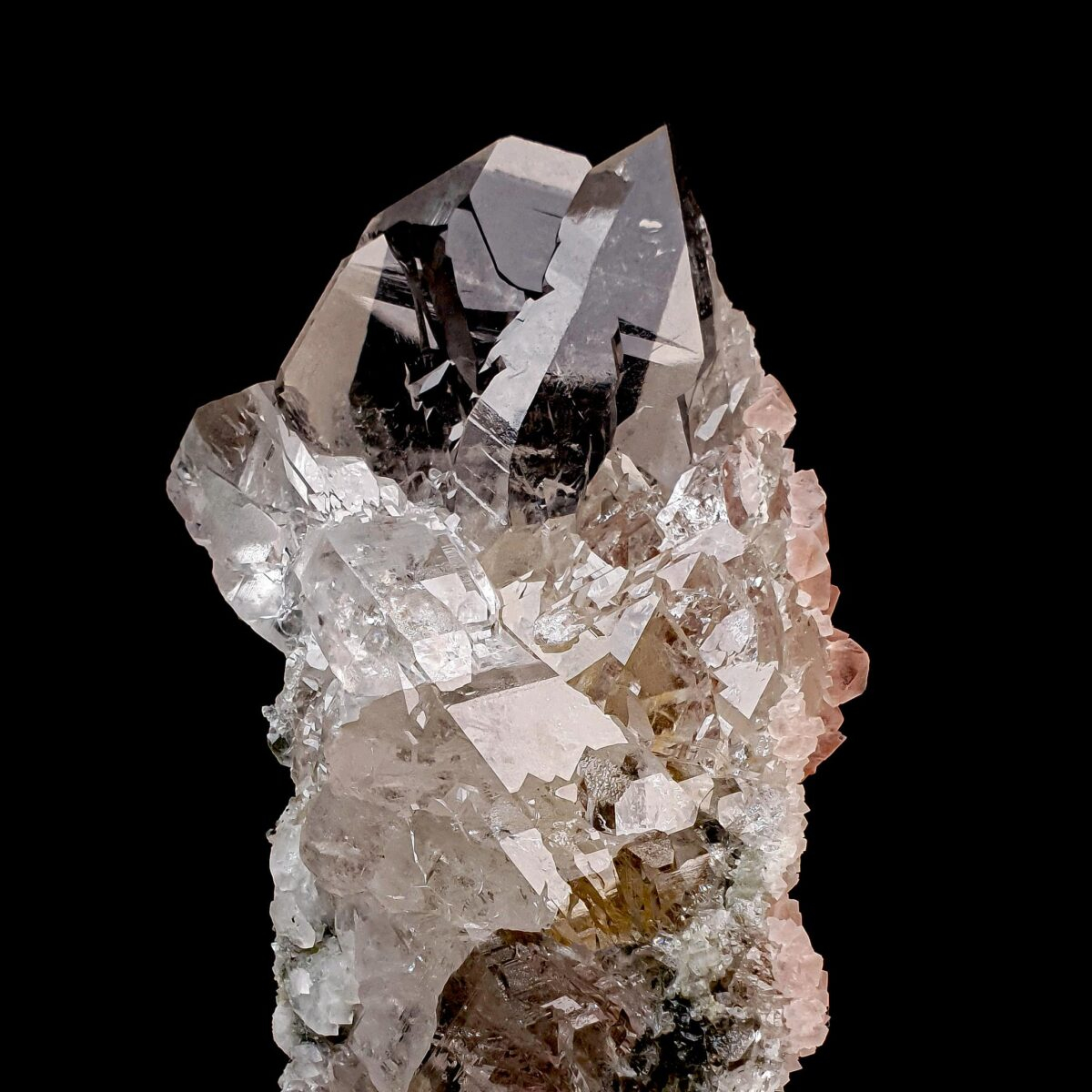 Fluorite & Quartz - Mt-Blanc, France - Image 3