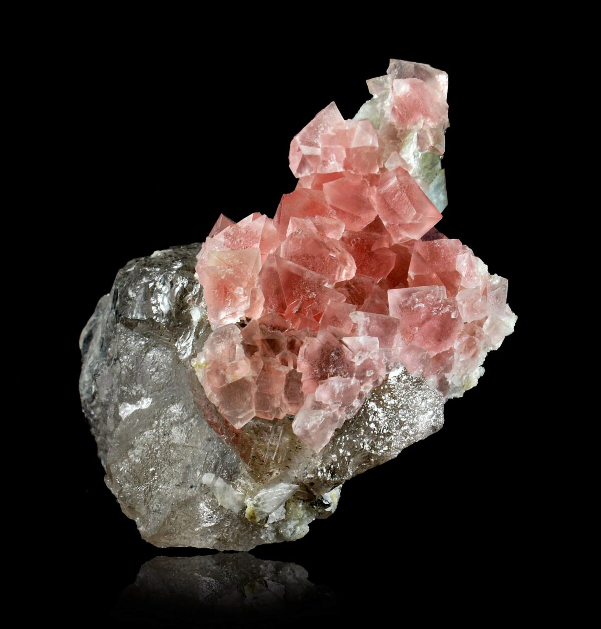 Fluorite & Quartz - Mt-Blanc, France