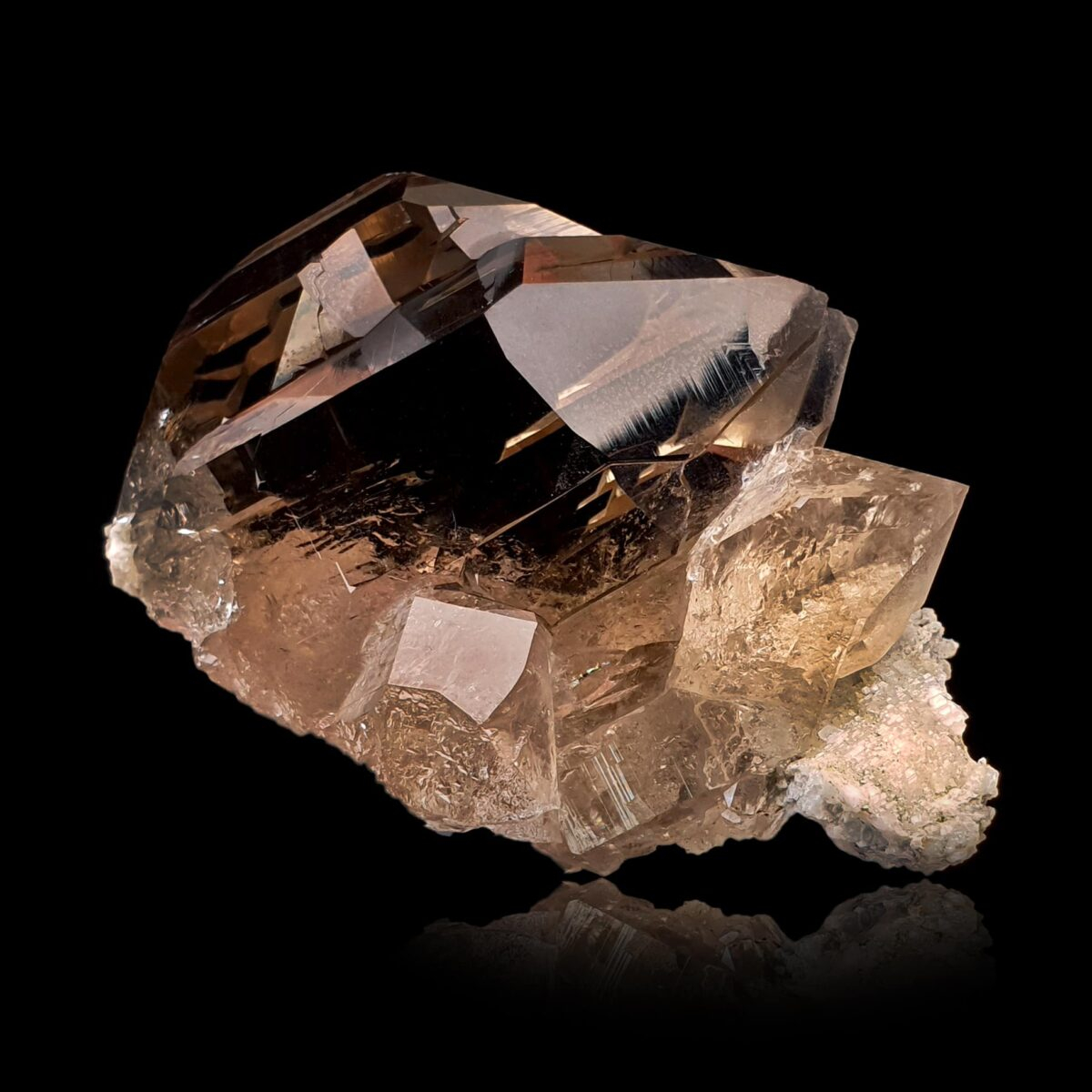 Gwindel Quartz - Mont-Blanc, France